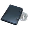 Porte Carte 2 volets SEUL + CHAINETTE (EMPLACEMENT POUR MEDAILLE)