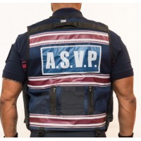 Gilet ASVP Bleu Marine Haute Visibilité THOR