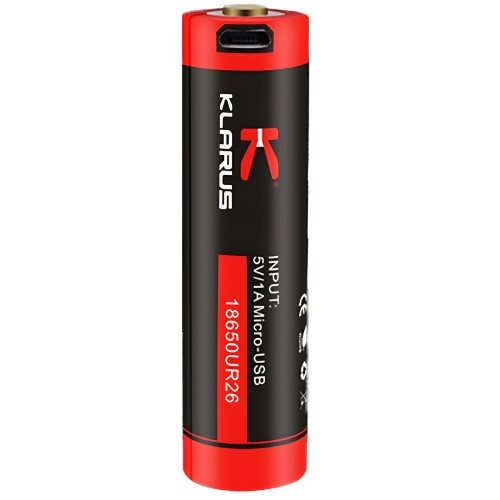 Batterie rechargeable klarus 2600 mAh prise micro USB