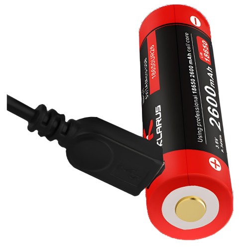 Batterie rechargeable klarus 2600 mAh prise micro USB