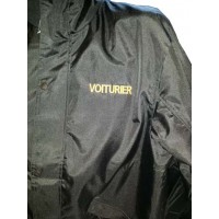 PARKA VOITURIER "BRODERIE OR" PK500 