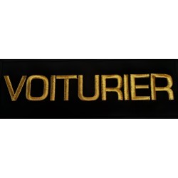 FLAP VOITURIER COEUR BRODERIE DOREE