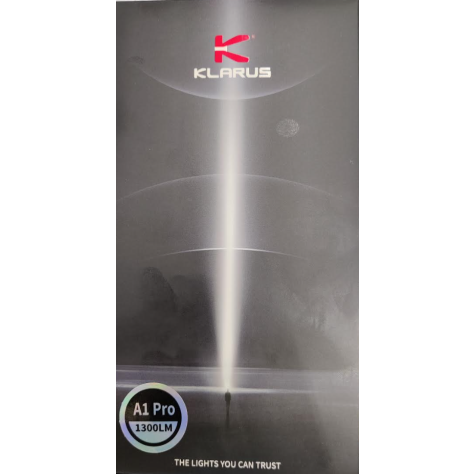 Lampe Tactique Klarus A1PRO 1300 Lumens Rechargeable