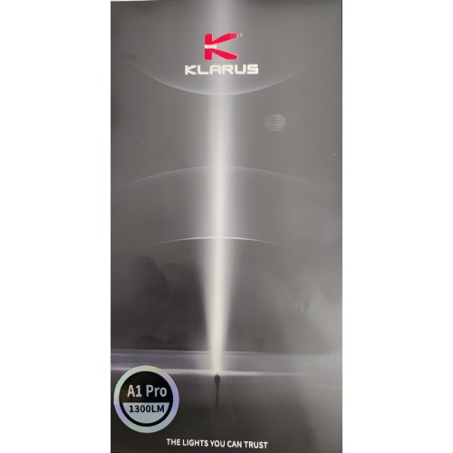 Lampe Tactique Klarus A1PRO 1300 Lumens Rechargeable