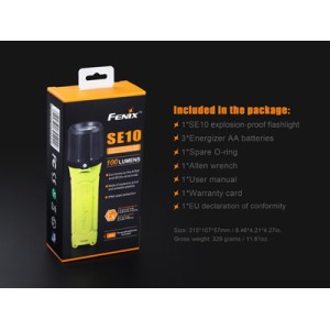 LAMPE TORCHE FENIX SE10 ANTI-DÉFLAGRATION