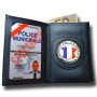 Porte carte Cuir 3 volets pour carte pro grand format