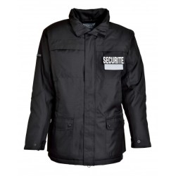 PARKA NOIRE SECURITE