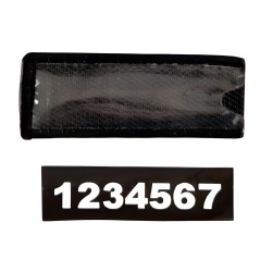 Pochette plastique transparente avec NUB