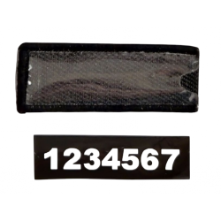 Pochette plastique transparente et NUB