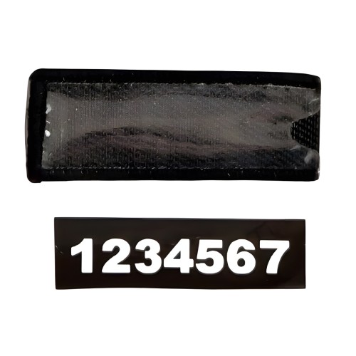 Pochette plastique transparente avec NUB