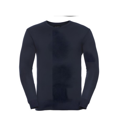 Pull col V Navy