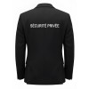 VESTE DE COSTUME NOIR SECURITE PRIVEE