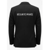 VESTE DE COSTUME NOIR SECURITE PRIVEE