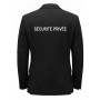VESTE DE COSTUME NOIR SECURITE PRIVEE