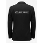 VESTE DE COSTUME NOIR SECURITE PRIVEE