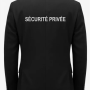 VESTE DE COSTUME NOIR SECURITE PRIVEE