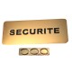 BADGE SECURITE MAGNETIQUE + EPOXY