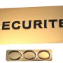 BADGE SECURITE MAGNETIQUE + EPOXY