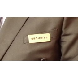 BADGE SECURITE MAGNETIQUE + EPOXY