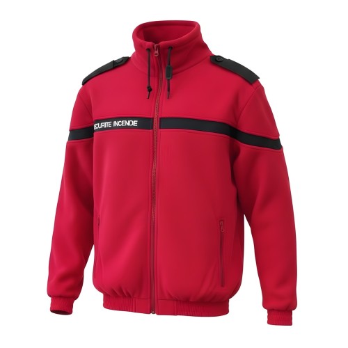 Blouson Polaire Securite Incendie Grand Zip