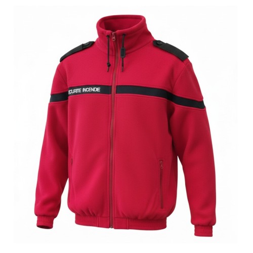 Blouson Polaire Securite Incendie Grand Zip