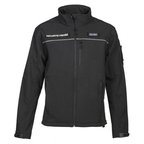 Blouson Softshell sécurité privée
