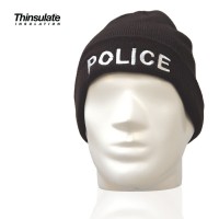 Bonnet Acrylique avec doublure Thinsulate Brodé POLICE