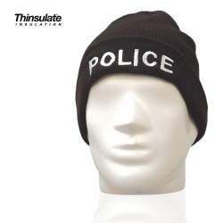Bonnet Acrylique brode POLICE