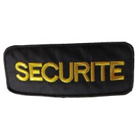 Brassard Noir Securite OR Velcro