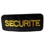 Brassard Noir Securite Broderie OR Velcro