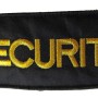 Brassard Noir Securite Broderie OR Velcro