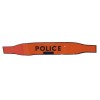 Brassard Police  Haute Visibilité Orange Velcro