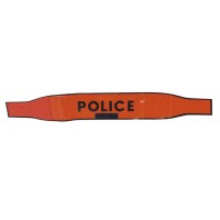 brassard-police-orange-auto-agrippant-avec-rio