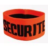 Brassard Securite Orange Elastique