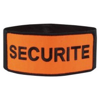 Brassard Securite Orange Velcro