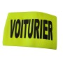BRASSARD ELASTIQUE JAUNE SERIGRAPHIE VOITURIER