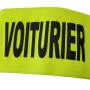 BRASSARD ELASTIQUE JAUNE SERIGRAPHIE VOITURIER