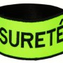 Brassard Jaune Velcro Surete