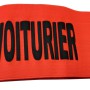 BRASSARD ELASTIQUE ORANGE SERIGRAPHIE VOITURIER
