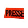Brassard presse orange élastique