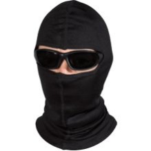 Cagoule balaclava 1 trou 100 % Soie