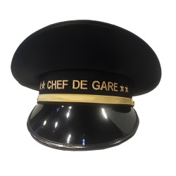 Casquette Chef de Gare PERSONNALISEE