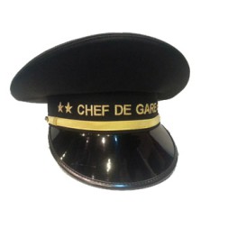 Casquette Chef de Gare PERSONNALISEE