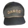 Casquette surpiquée et passepoilée