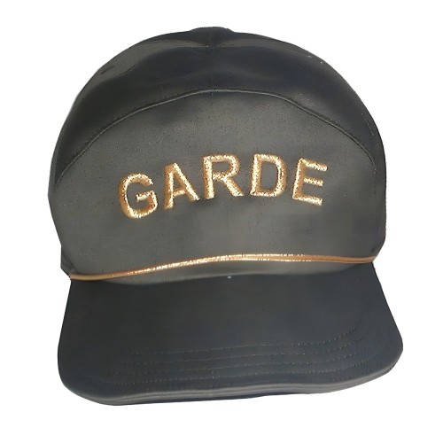 Casquette surpiquée et passepoilée