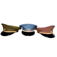 Casquette surpiquée et passepoilée