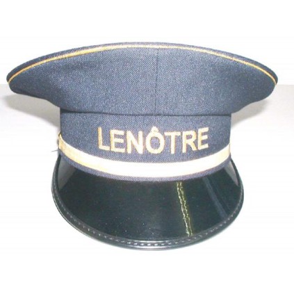Casquette surpiquée et passepoilée
