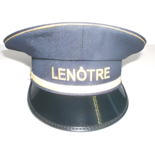 Casquette surpiquée et passepoilée