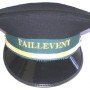 Casquette surpiquée et passepoilée
