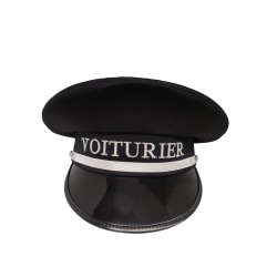 Casquette Voiturier Broderie Argent